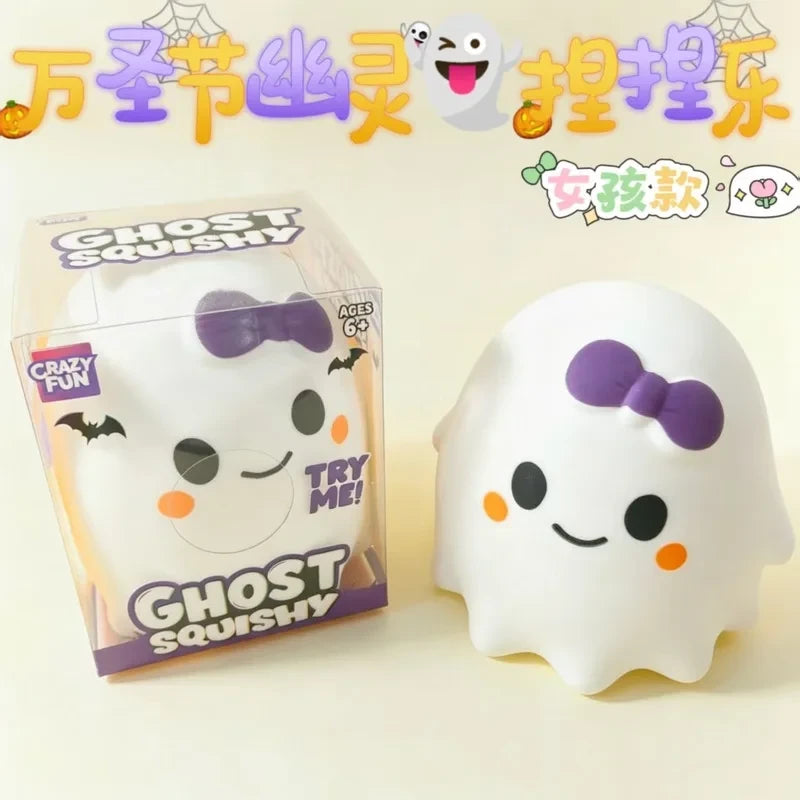 Spooky Cute Ghost Squishy Toy