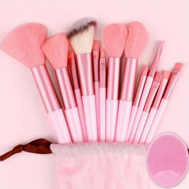 Soft Fluffy Makeup Brush Set