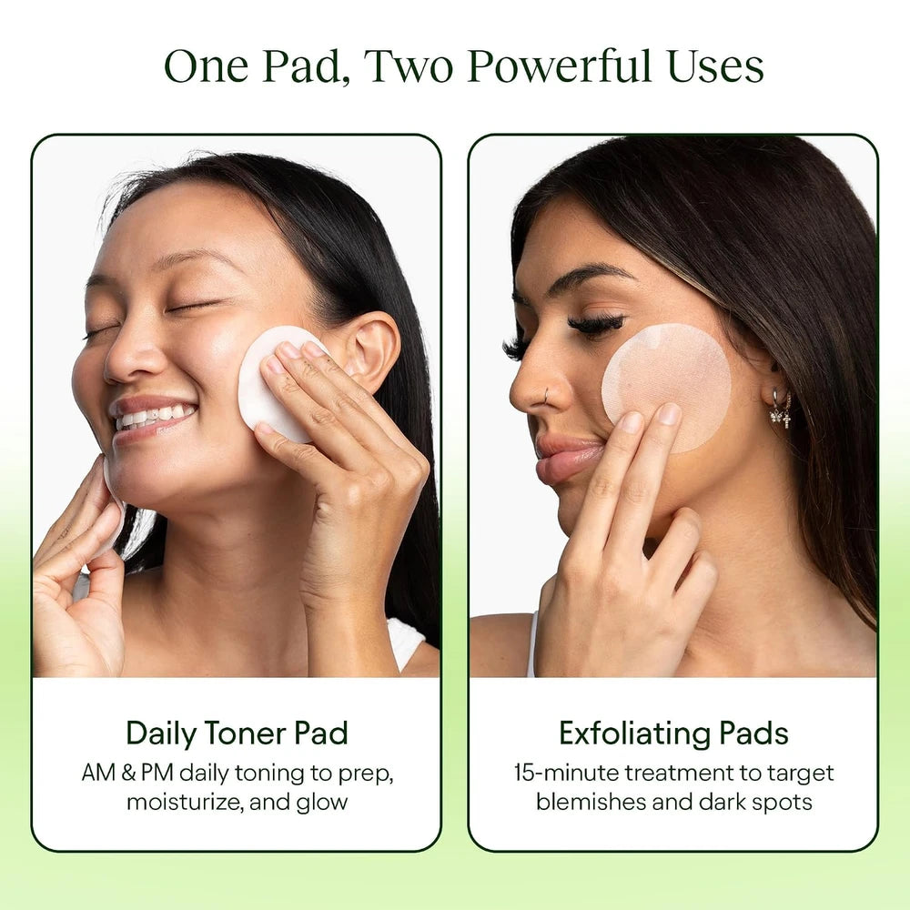 JIYU Snail Mucin Toner Pads for Redness Relief