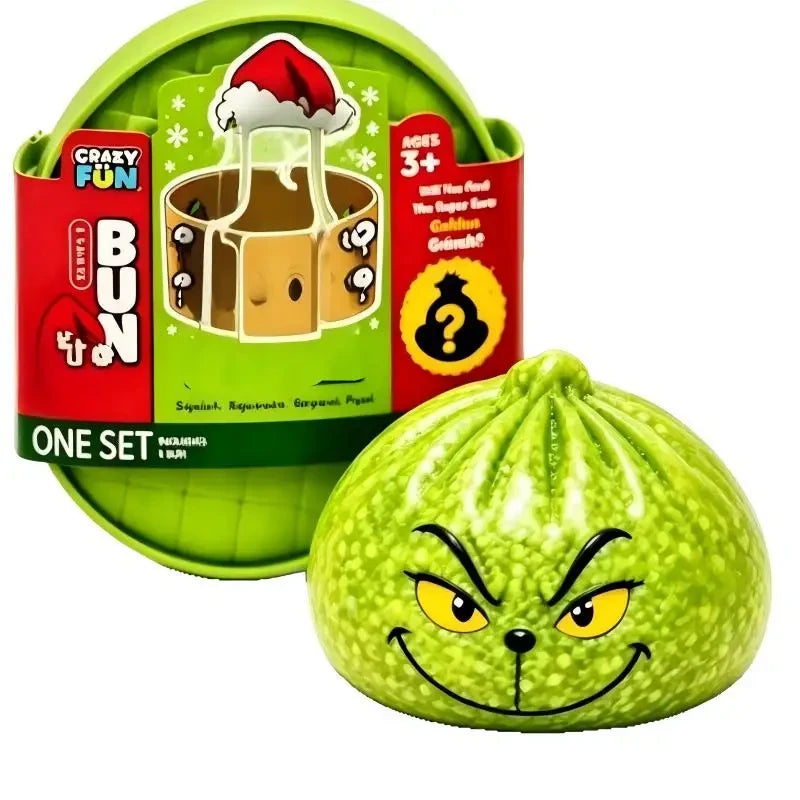 Glitter Green Dumpling Stress Toy