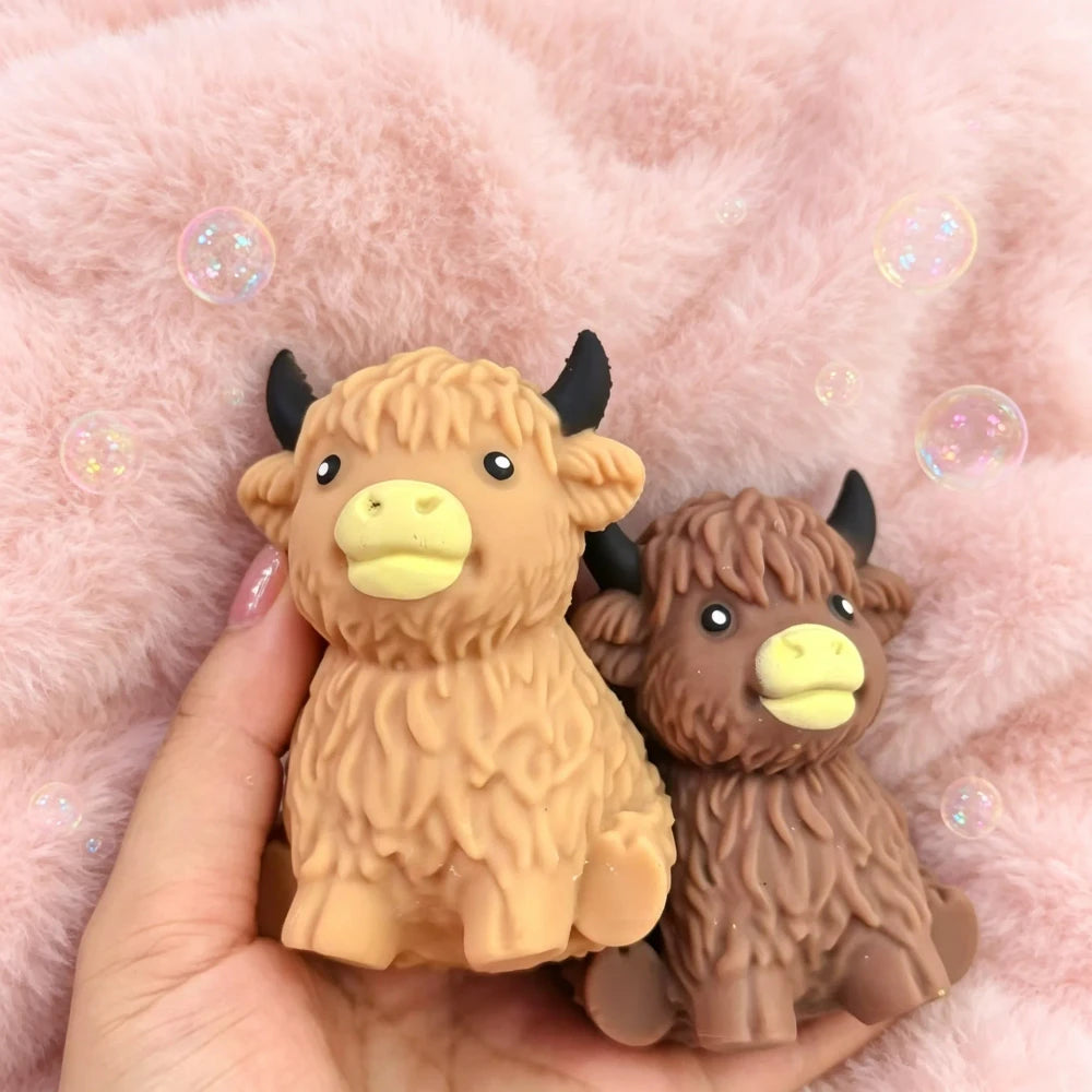 Scottish Highland Cow Anxiety Relief Fidget Toy