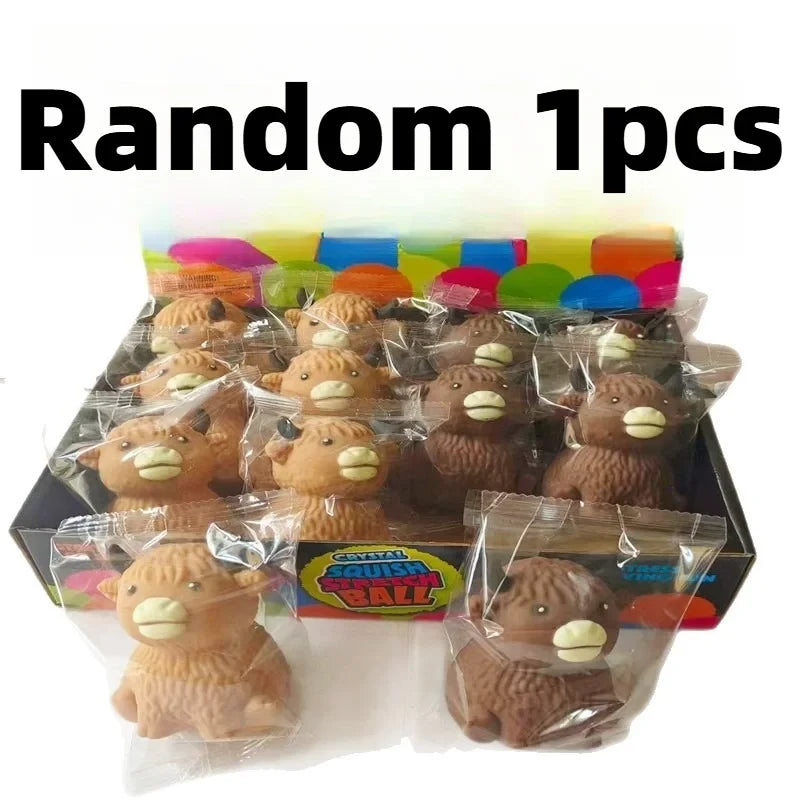 Scottish Highland Cow Anxiety Relief Fidget Toy