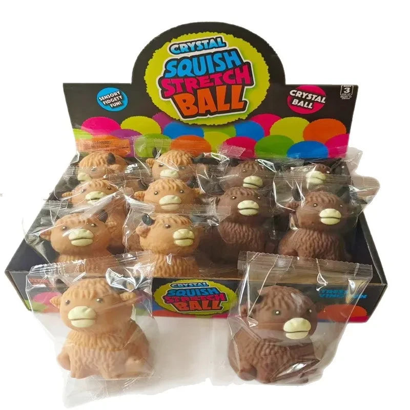 Scottish Highland Cow Anxiety Relief Fidget Toy