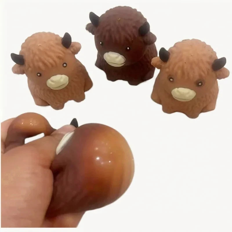 Scottish Highland Cow Anxiety Relief Fidget Toy