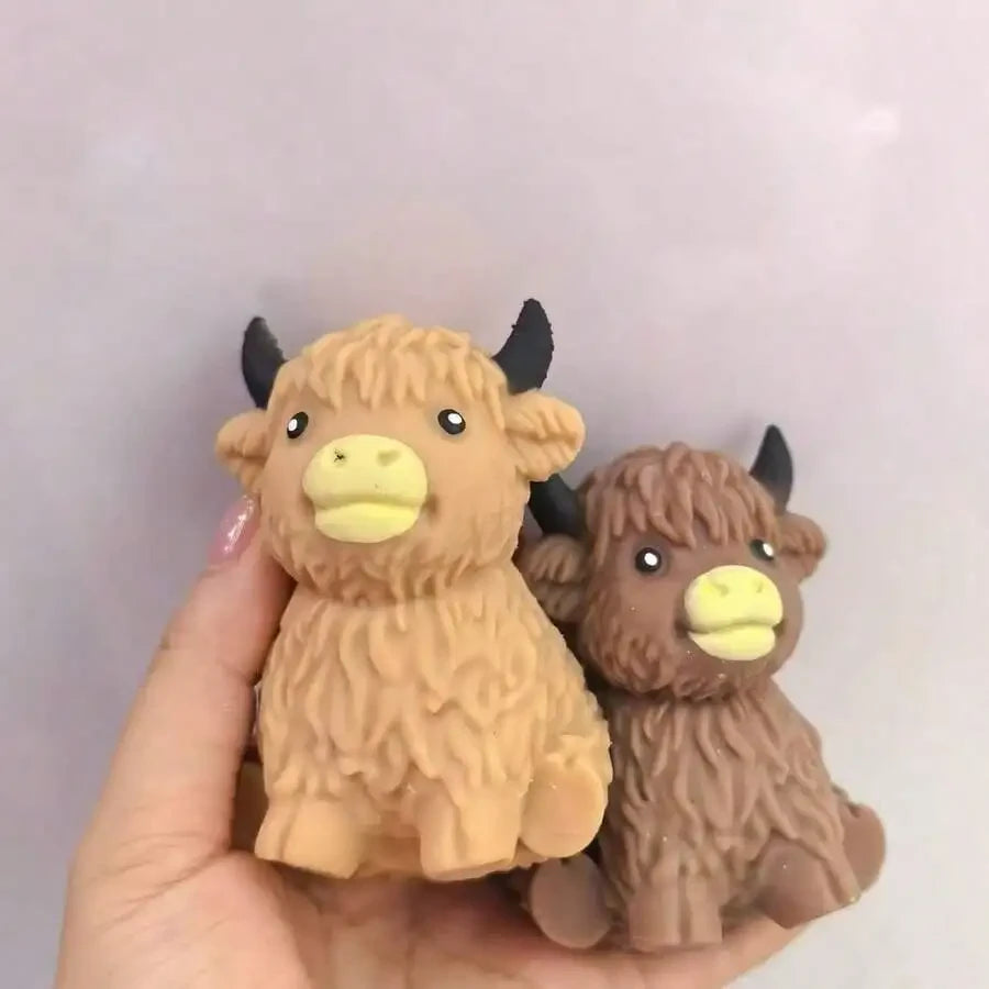 Scottish Highland Cow Anxiety Relief Fidget Toy
